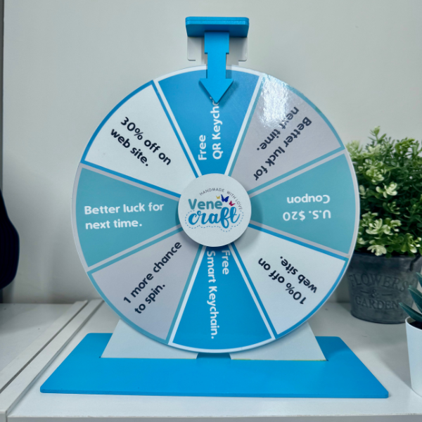 Custom Fortune Wheel. Prize Roulette.