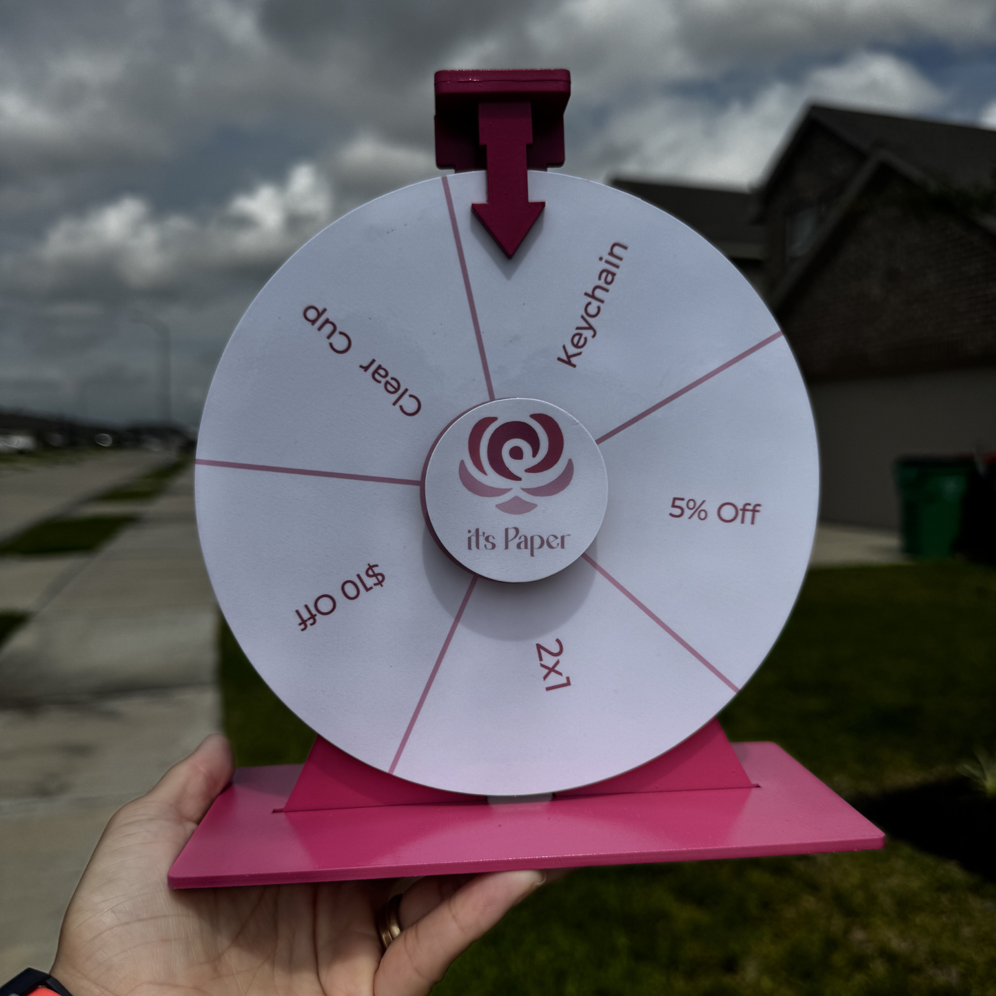 Mini Custom Prize Wheel – 7"