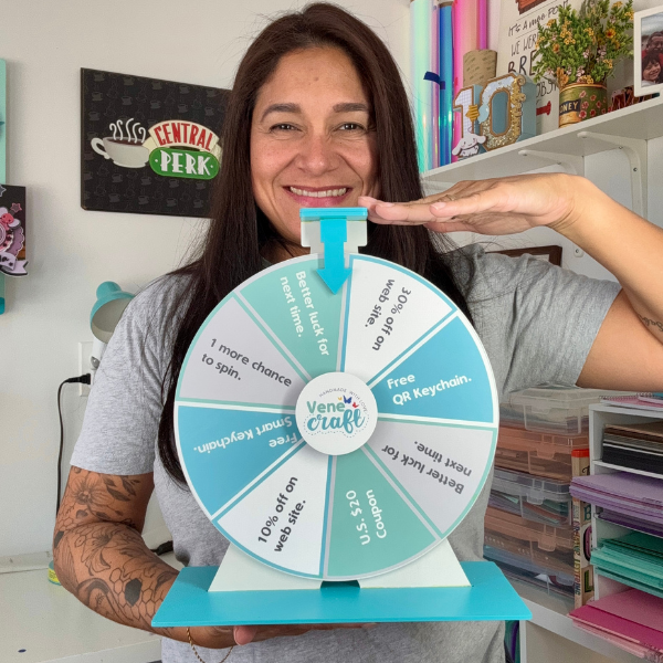 Custom Fortune Wheel. Prize Roulette.