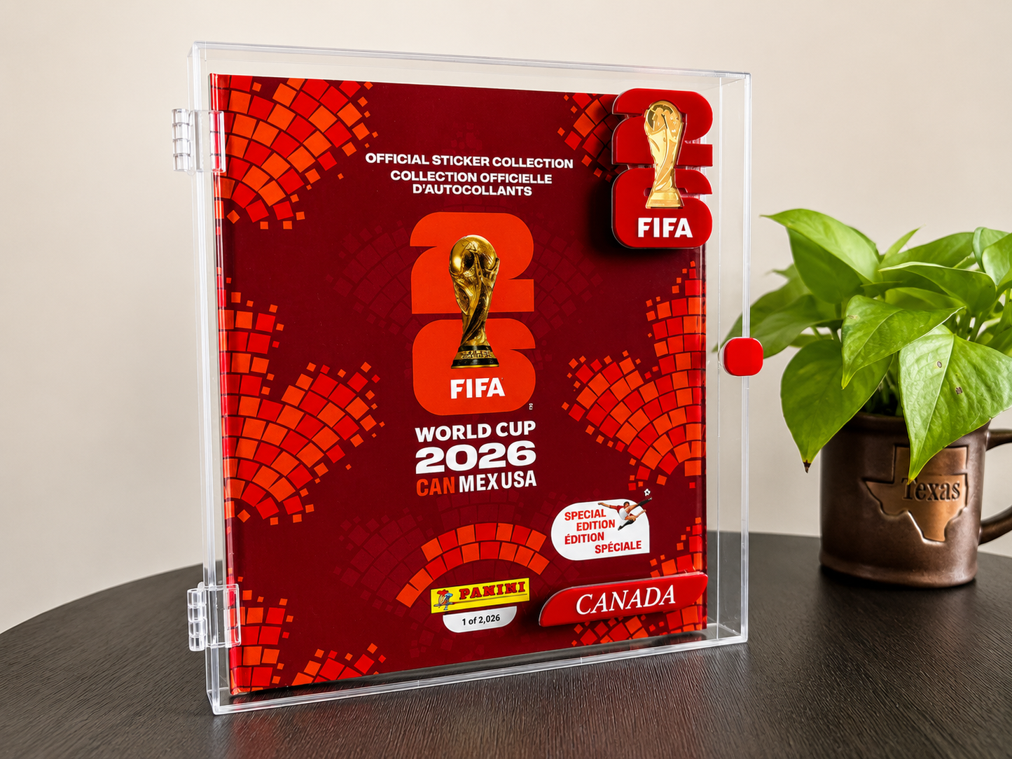 Canada Edition Acrylic Album Display Case | Collector Album Protector & Display