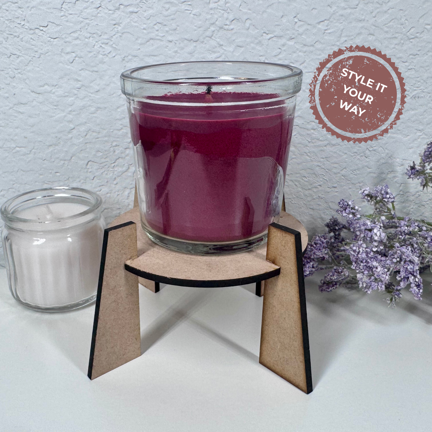 Mini Wooden Plant Stand | Cute Plant Display Riser
