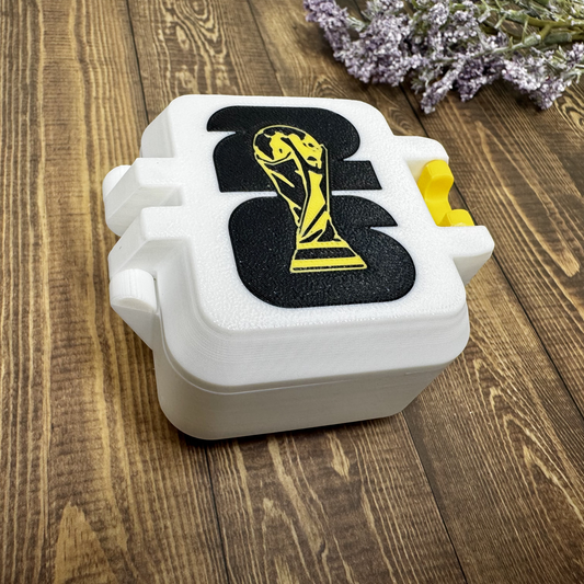 Soccer Sticker Storage Box | Compact Collector Case