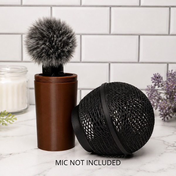 3D Printed Mini Microphone Shell | Microphone Cover & Accessory