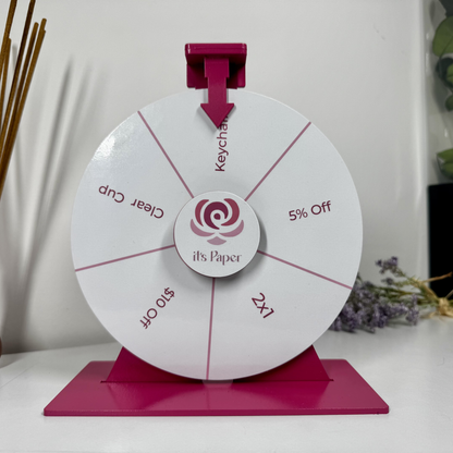 Mini Custom Prize Wheel – 7"