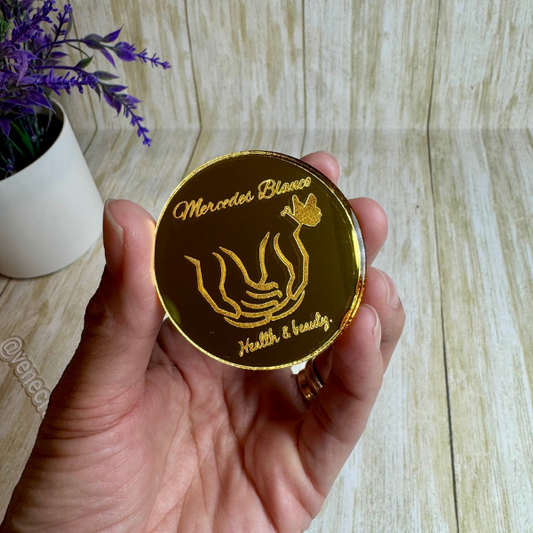 Name Tag. Name Pin. Identificador Plate