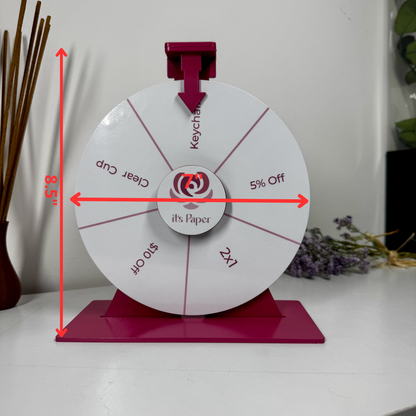 Mini Custom Prize Wheel – 7"