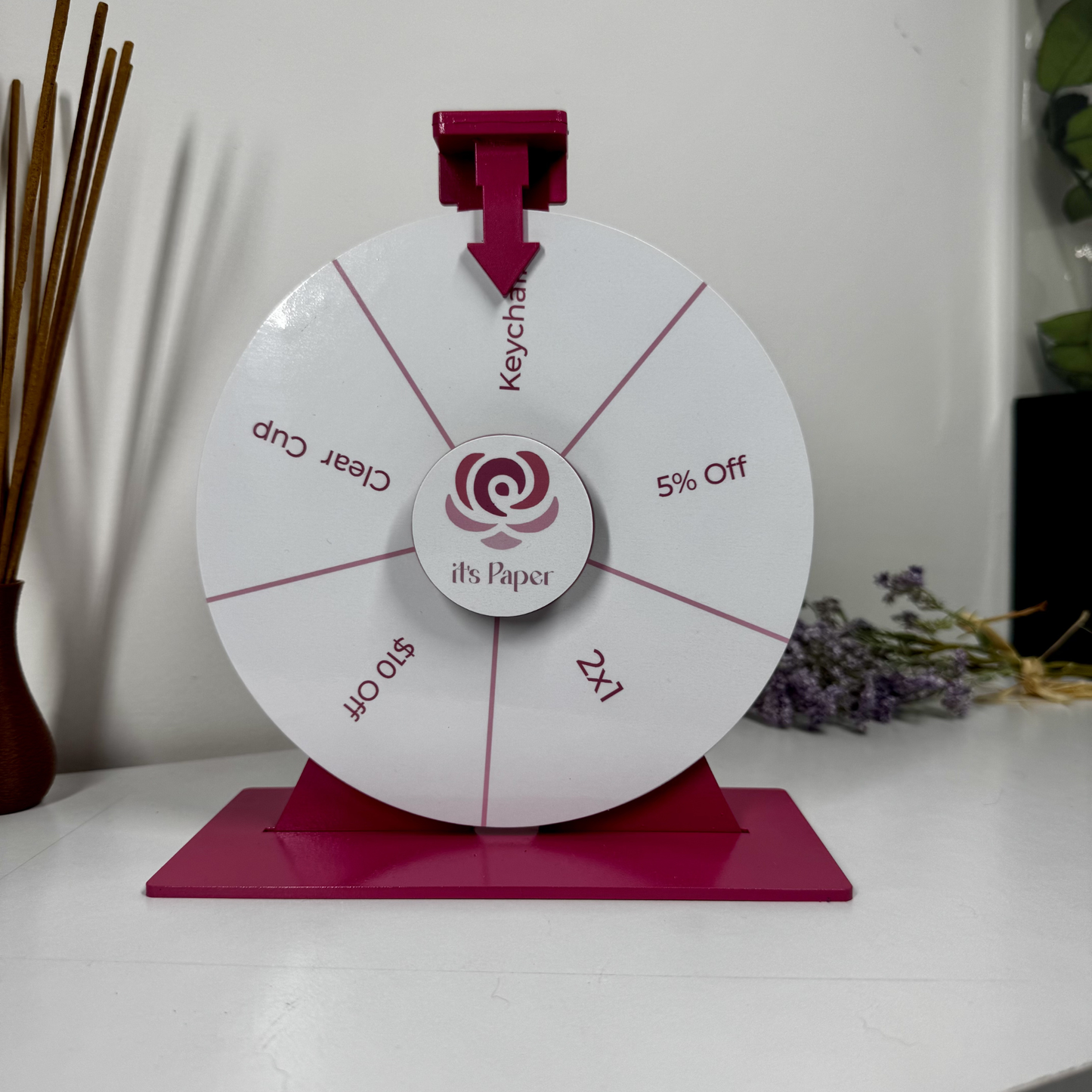 Mini Custom Prize Wheel – 7"