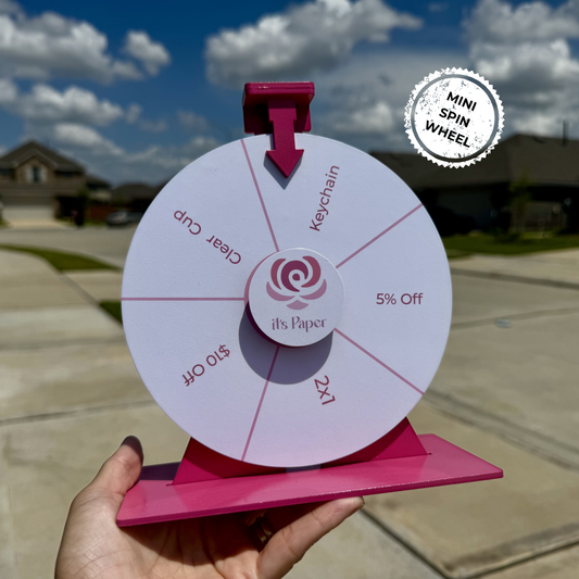 Mini Custom Prize Wheel – 7"