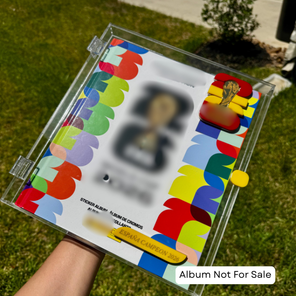 Spain Edition Acrylic Album Display Case | Collector Album Protector & Display