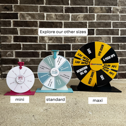 Maxi Custom Prize Wheel – 14"