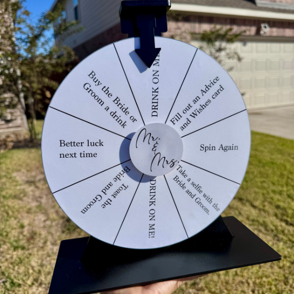Wedding Games Roulette. Party Games Wheel. Baby Shower Fun Games.