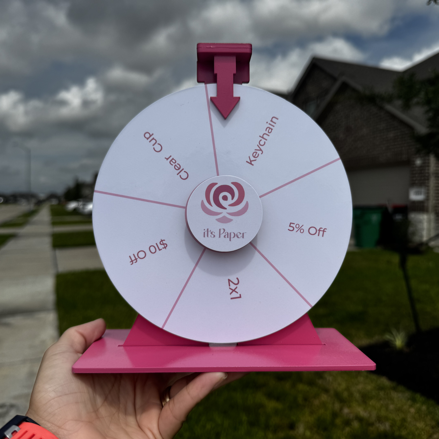 Mini Custom Prize Wheel – 7"