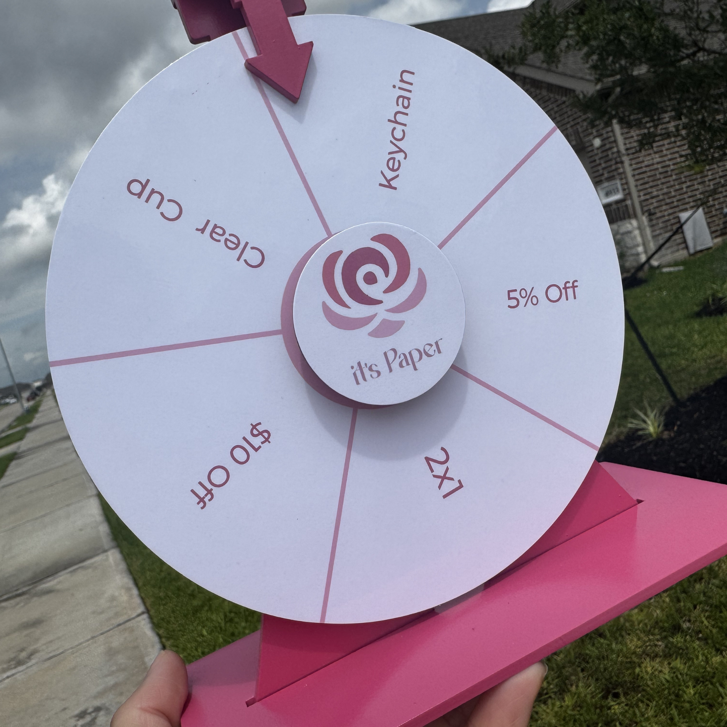 Mini Custom Prize Wheel – 7"