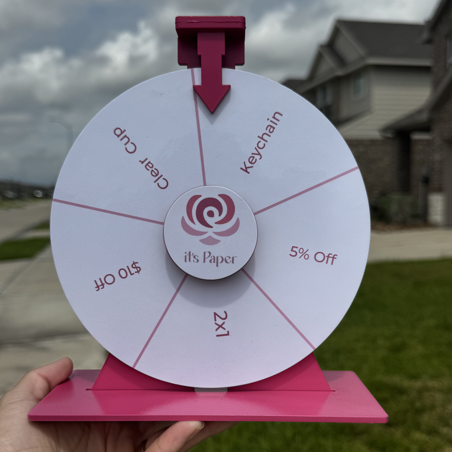 Mini Custom Prize Wheel – 7"