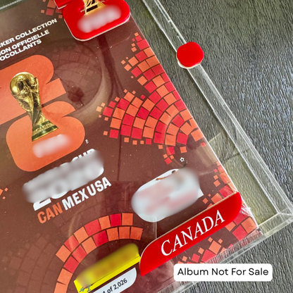 Canada Edition Acrylic Album Display Case | Collector Album Protector & Display