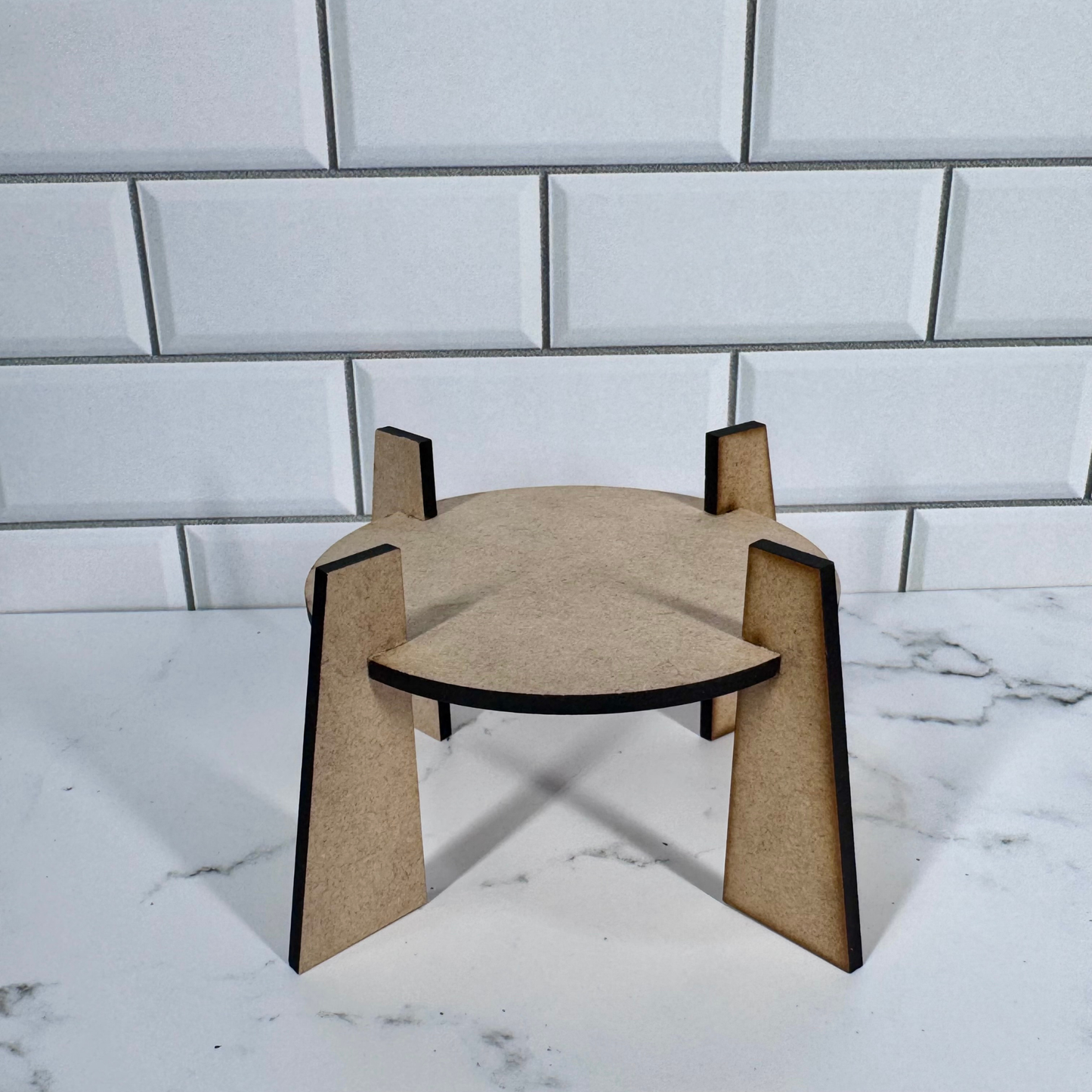 Mini Wooden Plant Stand | Cute Plant Display Riser