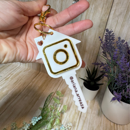 Realtor Keychain, Real Estate Keychain, Realtor Social media.