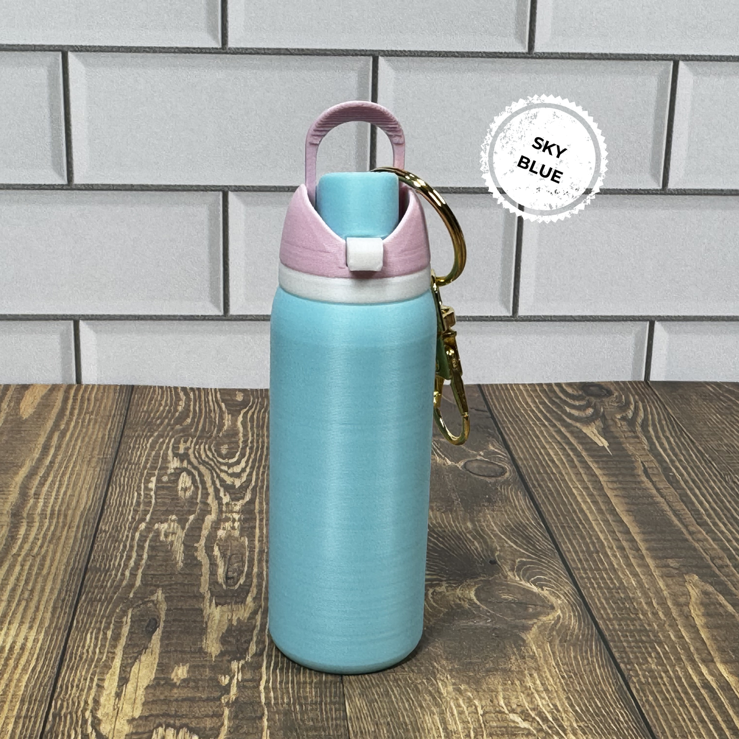 Mini Tumbler Chapstick Holder Keychain
