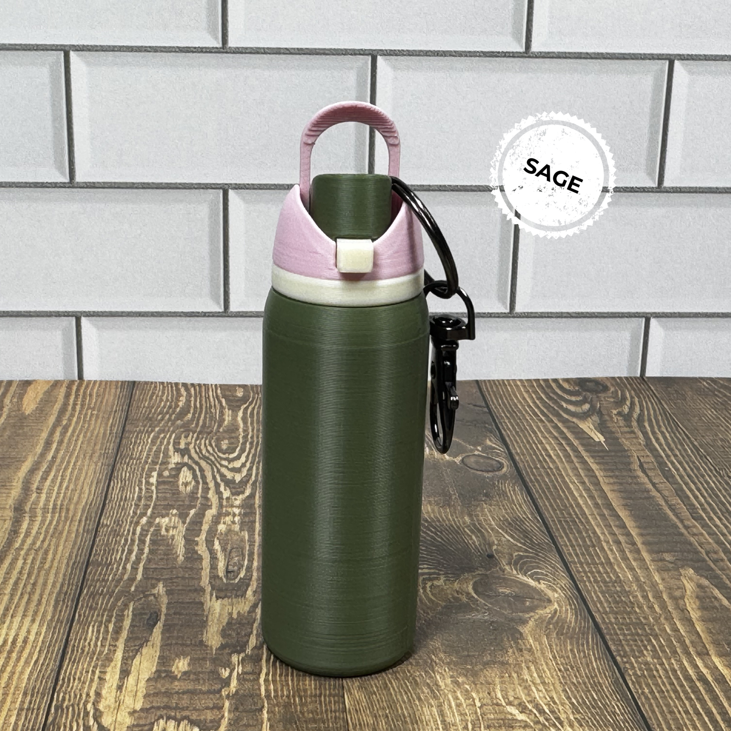 Mini Tumbler Chapstick Holder Keychain