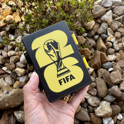 Double Soccer Sticker Storage Box | Organizer for Trading Cards & Collectibles