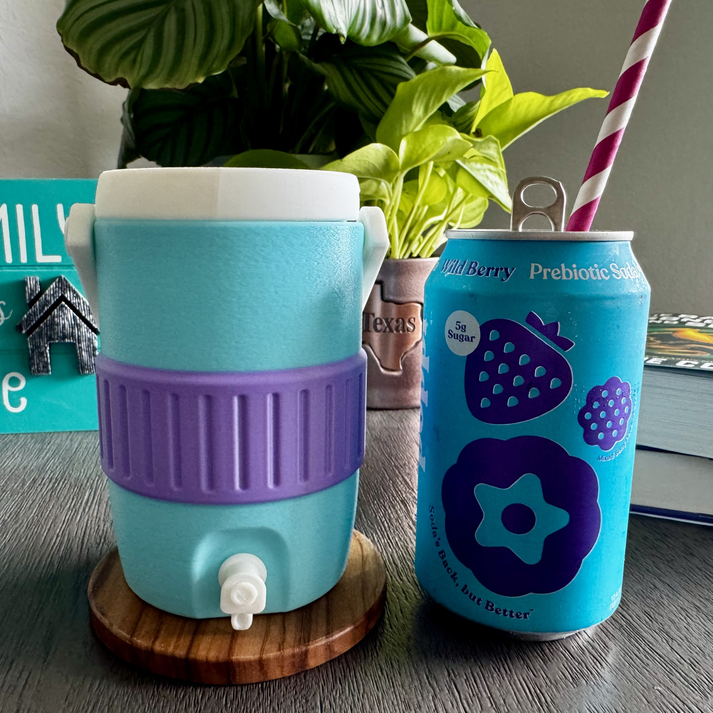 Mini Retro Cooler Can Holder for 12oz Cans