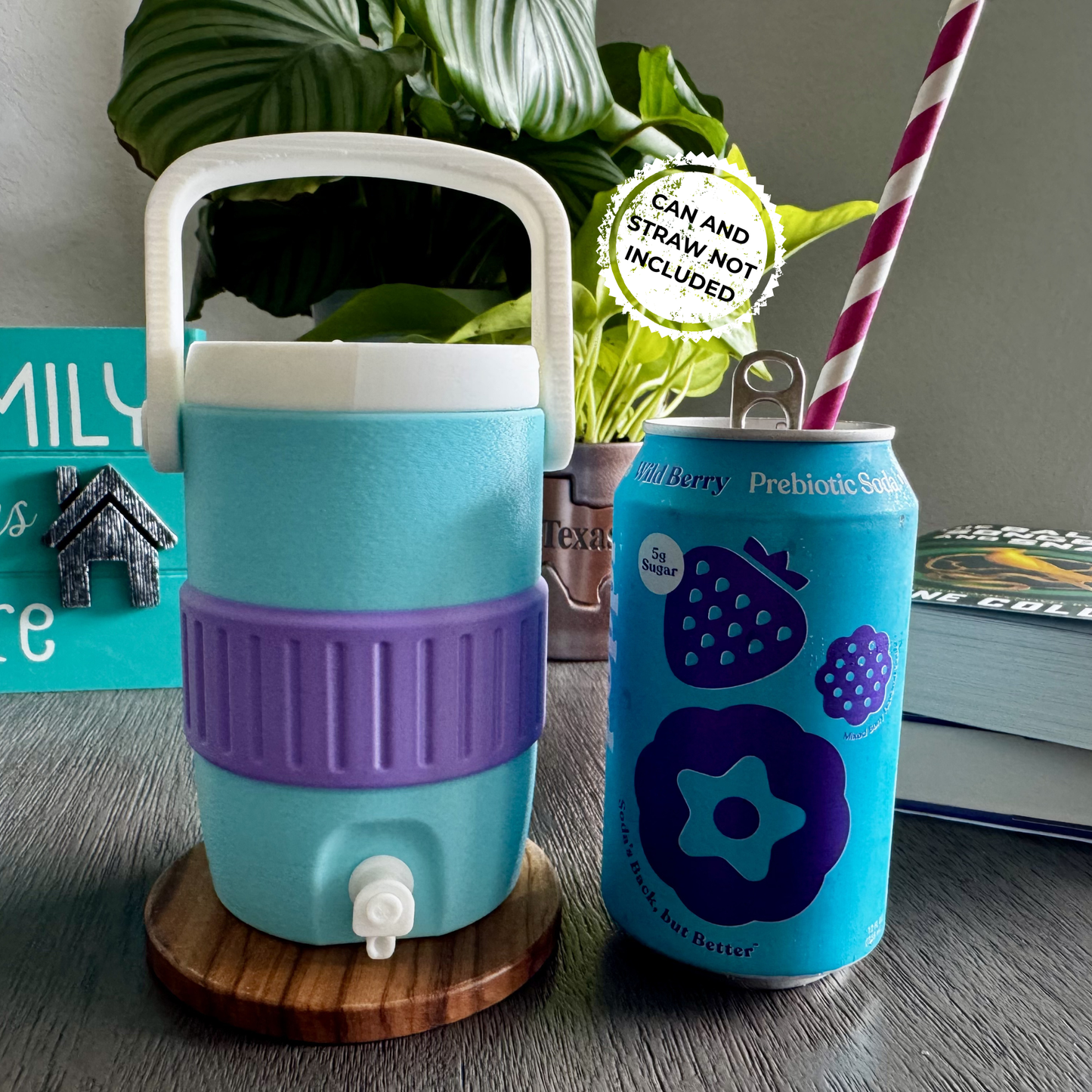 Mini Retro Cooler Can Holder for 12oz Cans