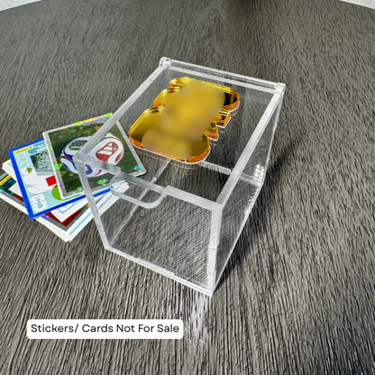 Acrylic Storage Box for Stickers, Trading Cards & Collectibles
