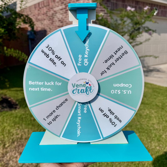 Custom Fortune Wheel. Prize Roulette.