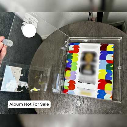 Personalized Acrylic Album Display Case | Collector Album Protector & Display