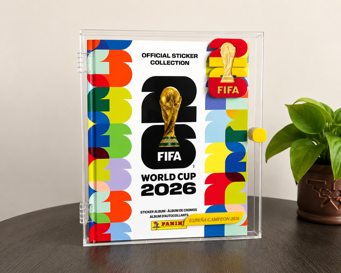 Spain Edition Acrylic Album Display Case | Collector Album Protector & Display