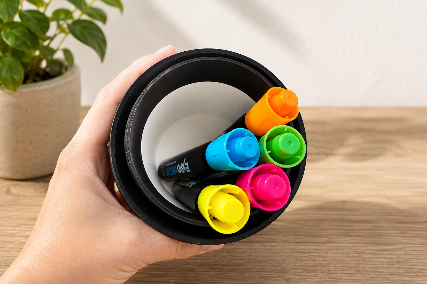 Dry Erase Marker Holder | 3D Printed Desk Organizer for Teachers & Offices