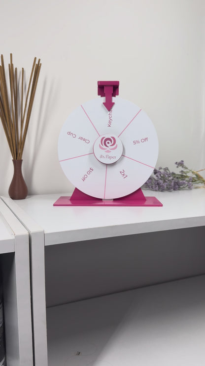 Mini Custom Prize Wheel – 7"